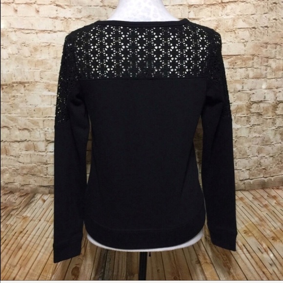 Express Eyelet Inset Sweatshirt - Picture 3 of 8